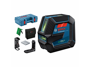 Nivel Laser de 2 linhas verdes GLL 2-15 G + Mala BOSCH