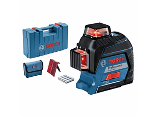 Nivel Laser de 3 linhas vermelhas GLL 3-80 BOSCH