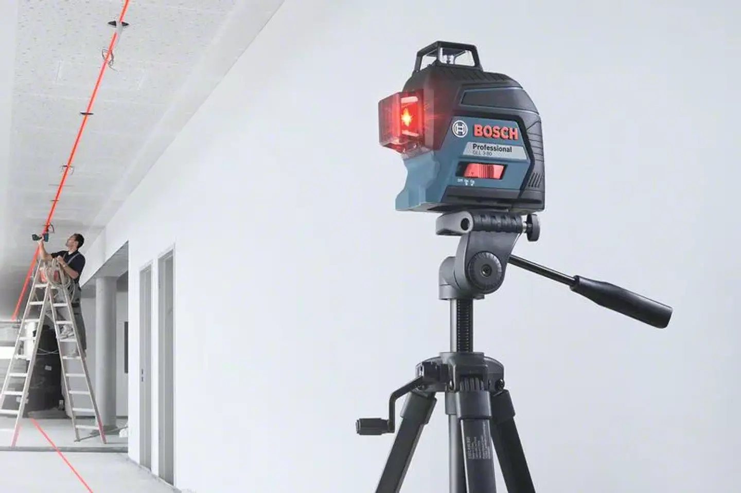 Nivel Laser de 3 linhas vermelhas GLL 3-80 BOSCH 3