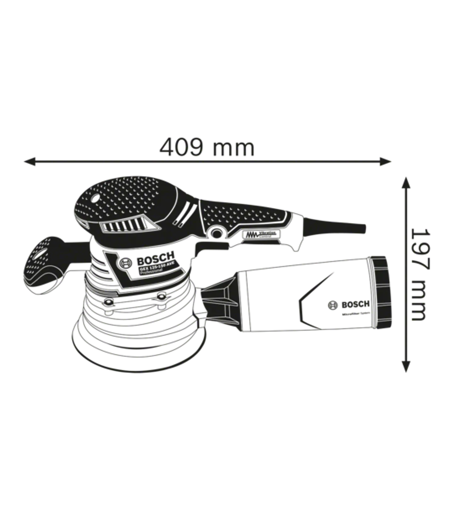Lixadora orbital GEX 40-150 BOSCH 2