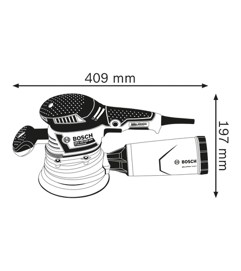 Lixadora orbital GEX 40-150 BOSCH