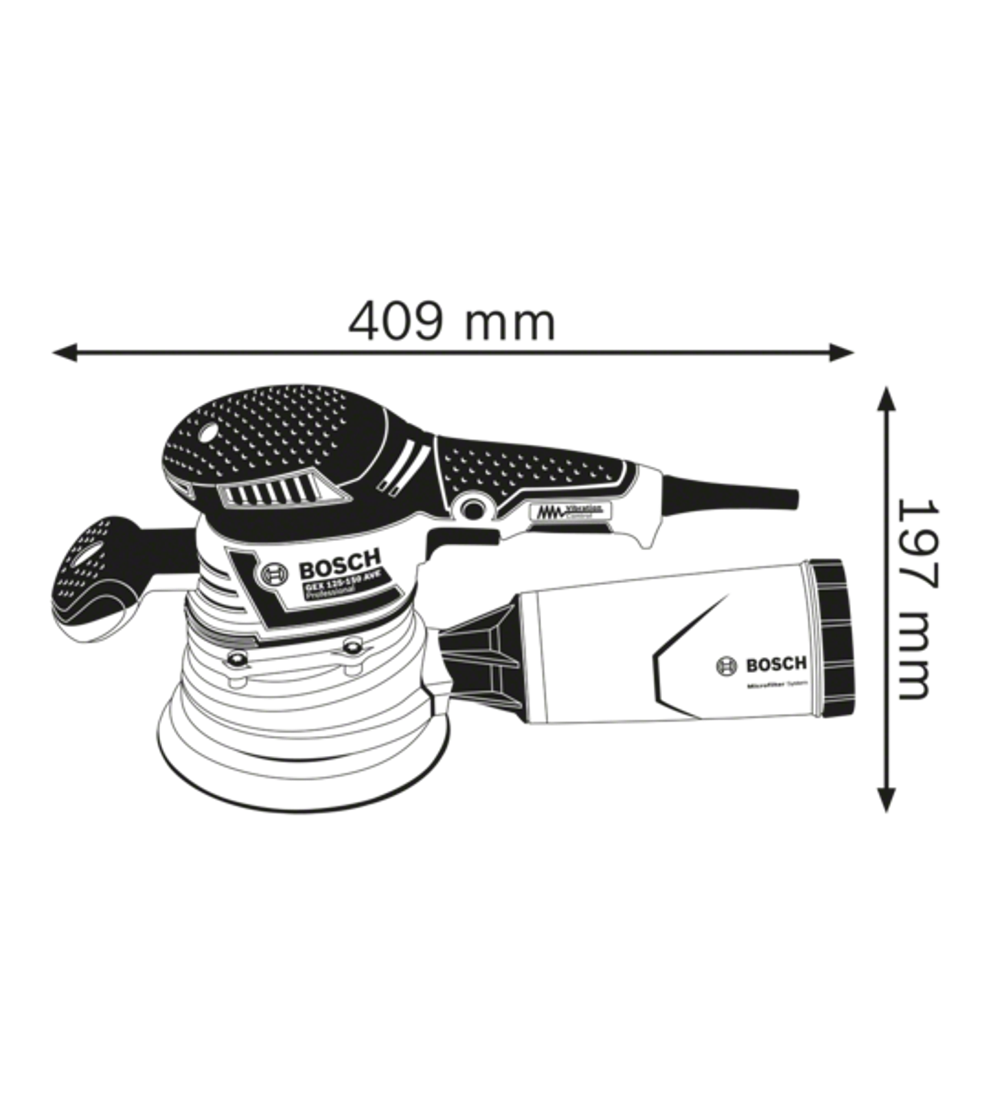 Lixadora orbital GEX 40-150 BOSCH 2