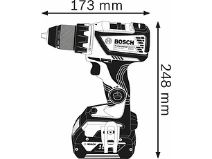 Aparafusadora Berbequim sem escovas 18V GSR 18V-60 C BOSCH