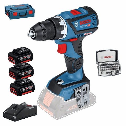 Aparafusadora Berbequim sem escovas 18V GSR 18V-60 C BOSCH