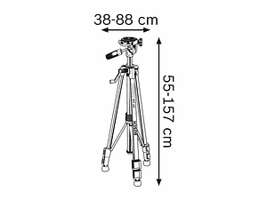 Tripé para a construção civil BT 150 BOSCH