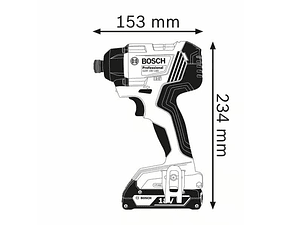 Aparafusadora de impacto GDR 18V-160 BOSCH