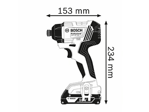 Aparafusadora de impacto GDR 18V-160 BOSCH