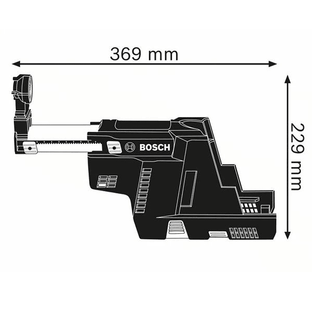 Sistema de aspiração GDE 18V-16 BOSCH 2