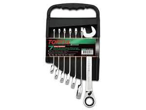 Jogo de chaves mistas Boca/Roquete reversível - TOPTUL