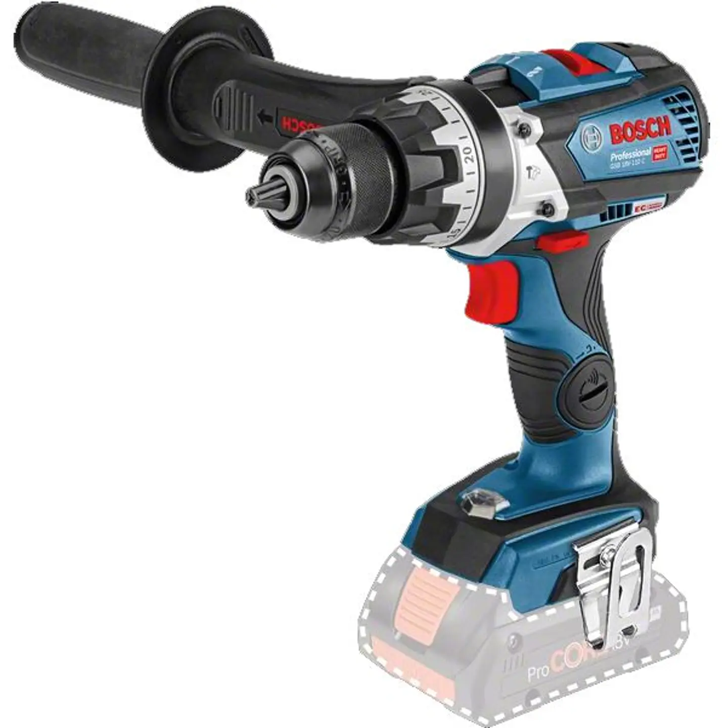 Aparafusadora berbequim sem fio GSB 18V-110 C + 3 ProCORE18V 4.0Ah + Mala L-BOXX BOSCH 2