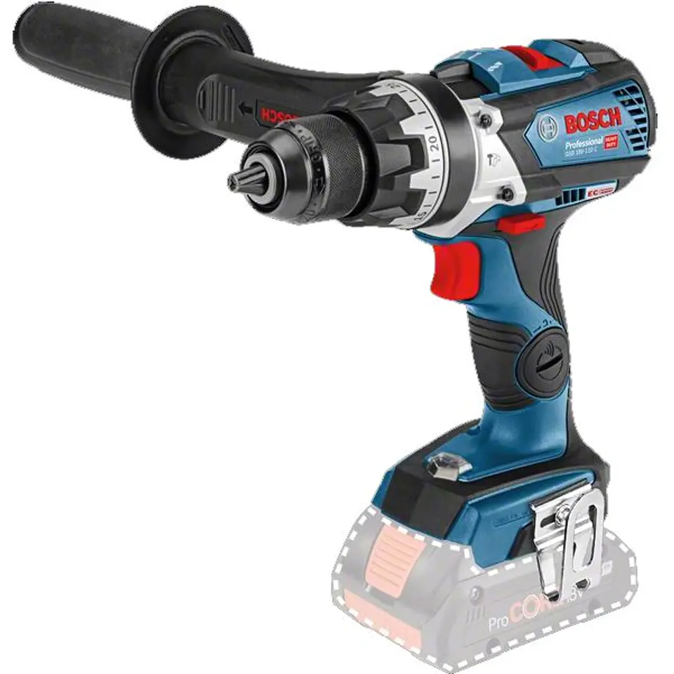 Aparafusadora berbequim sem fio GSB 18V-110 C + 3 ProCORE18V 4.0Ah + Mala L-BOXX BOSCH 2