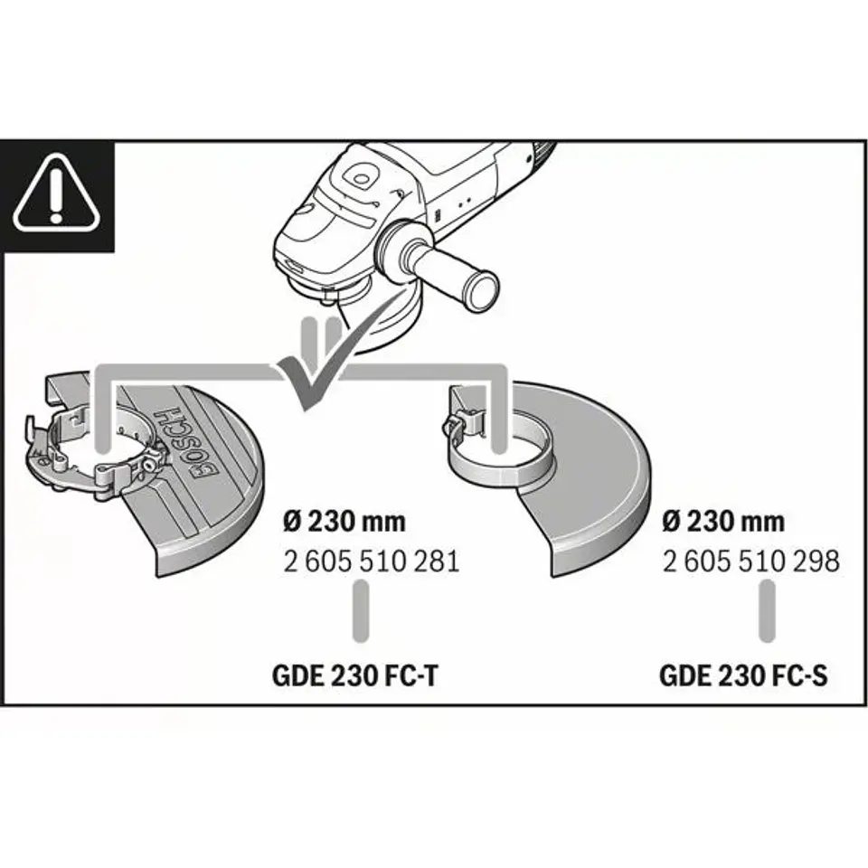 Colector de pó para rebarbadoras 230mm GDE 230 FC-S BOSCH 5