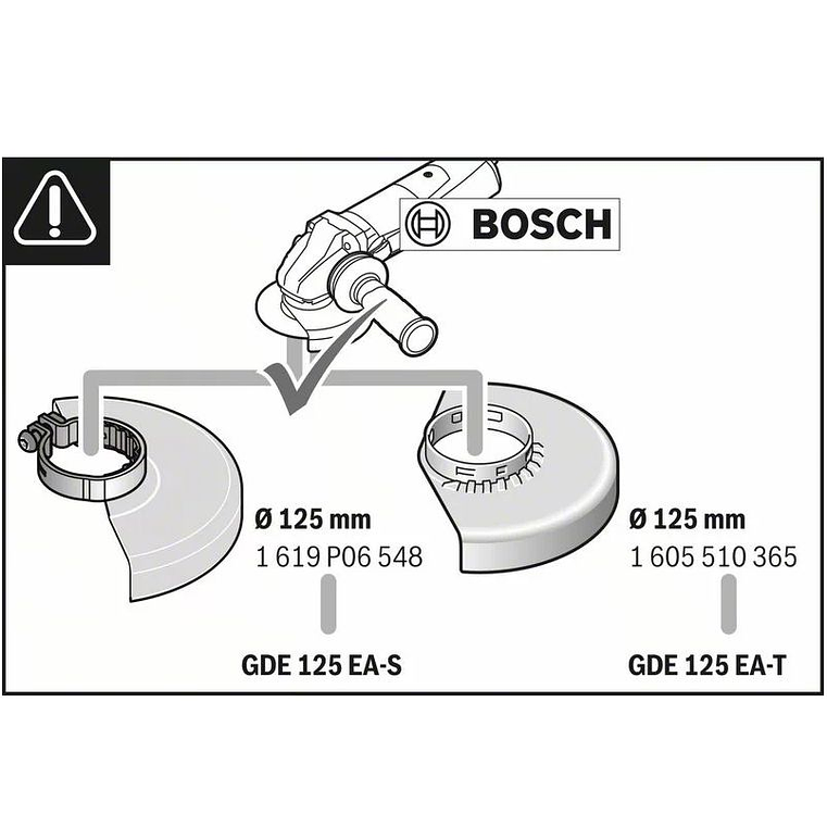 Colector de pó para rebarbadoras 125mm GDE 125 EA-S BOSCH 3