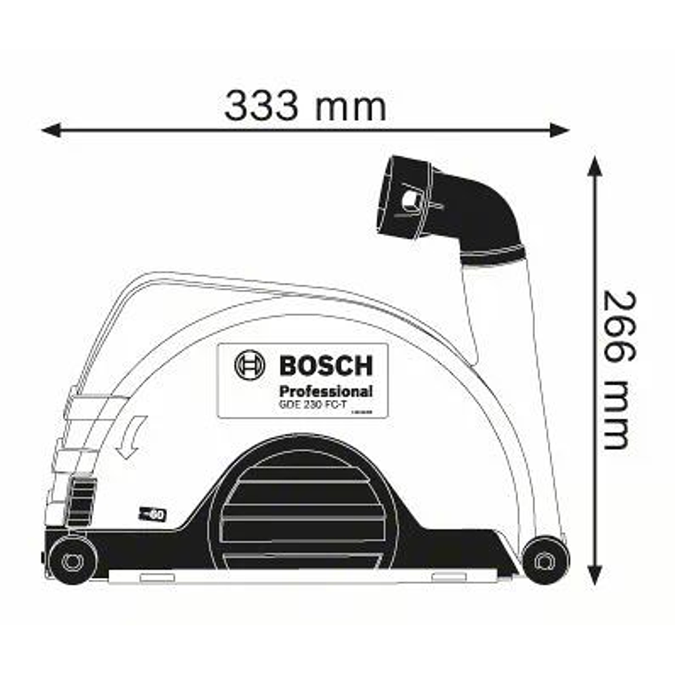 Colector de pó para rebarbadoras 230mm GDE 230 FC-T BOSCH 3