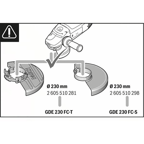 Colector de pó para rebarbadoras 230mm GDE 230 FC-T BOSCH 4