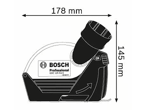 Colector de pó para rebarbadoras 125mm GDE 125 EA-S BOSCH