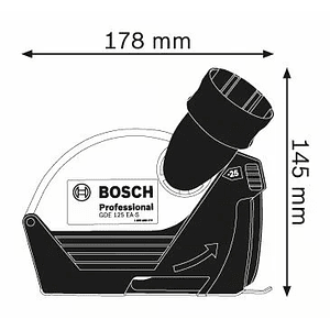 Colector de pó para rebarbadoras 125mm GDE 125 EA-S BOSCH