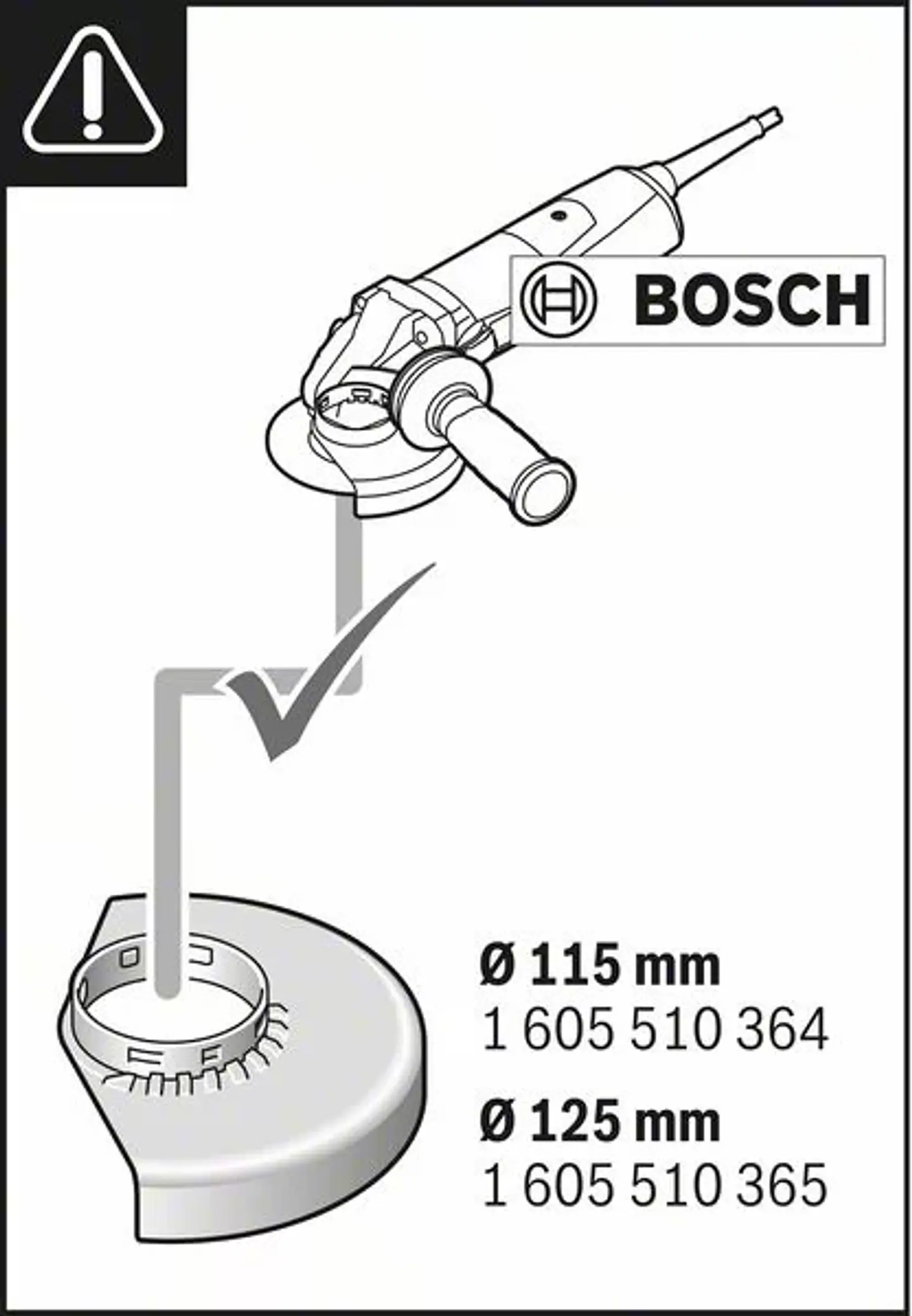 Colector de pó para rebarbadoras 115/125mm GDE 115/125 FC-T BOSCH 3