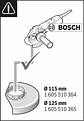Colector de pó para rebarbadoras 115/125mm GDE 115/125 FC-T BOSCH - thumbnail 3