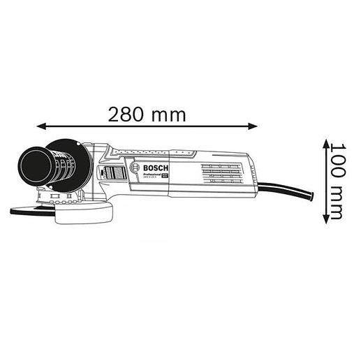 Rebarbadora X-LOCK com regulador de velocidade GWX 9-125 S BOSCH 3