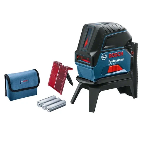 Nível Laser combinado de 2 linhas vermelhas GCL 2-15 BOSCH