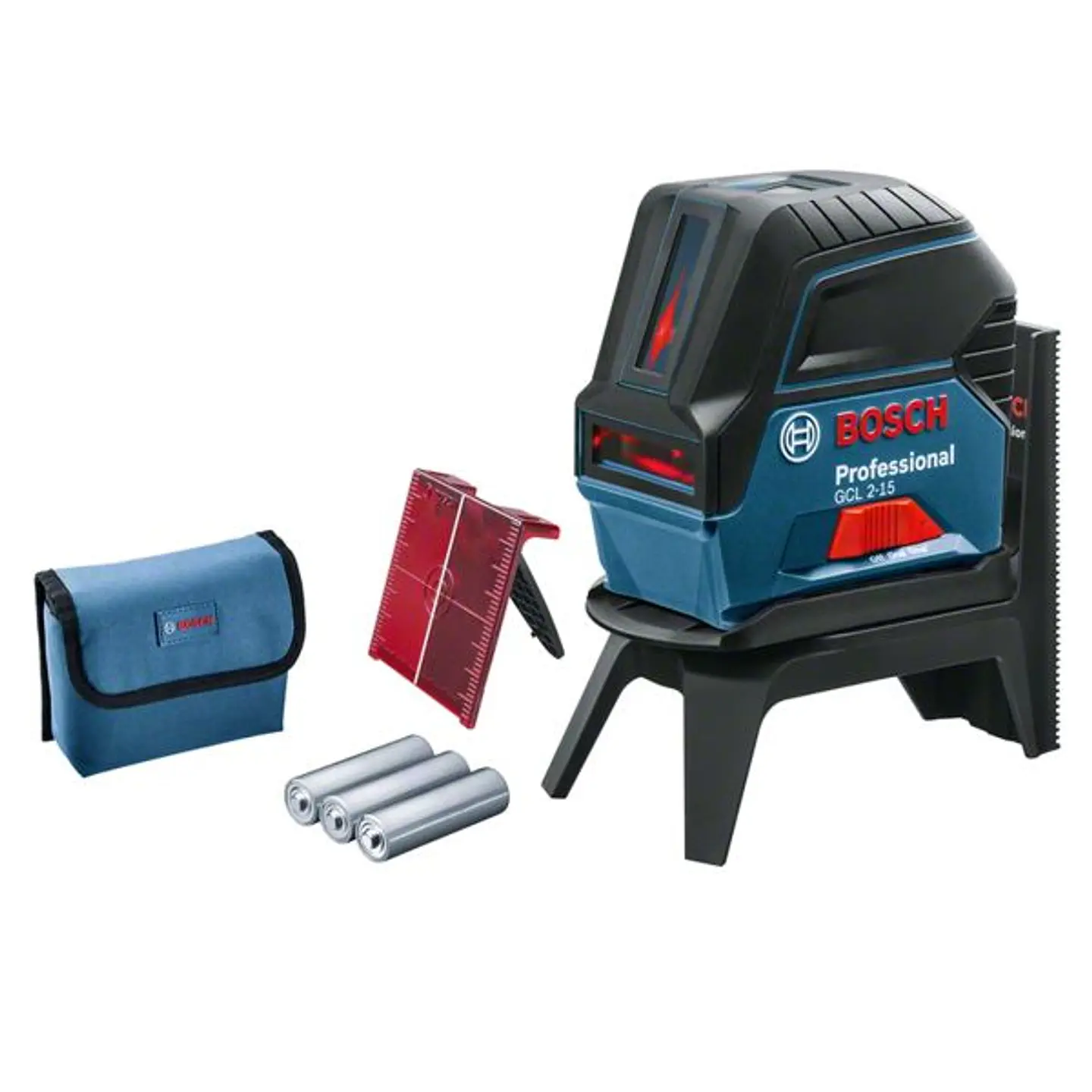 Nível Laser combinado de 2 linhas vermelhas GCL 2-15 BOSCH 1