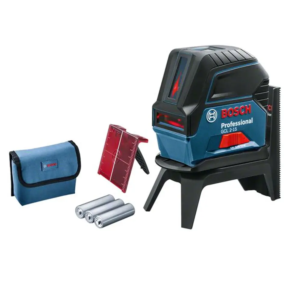 Nível Laser combinado de 2 linhas vermelhas GCL 2-15 BOSCH 1