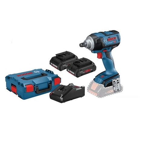 Aparafusadora de impacto sem fio GDS 18V-300 + 2x Baterias ProCORE18V 4.0Ah BOSCH