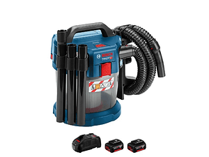 Aspirador a bateria 18 Volts GAS 18V-10L + 2 Baterias 18V 5.0Ah BOSCH