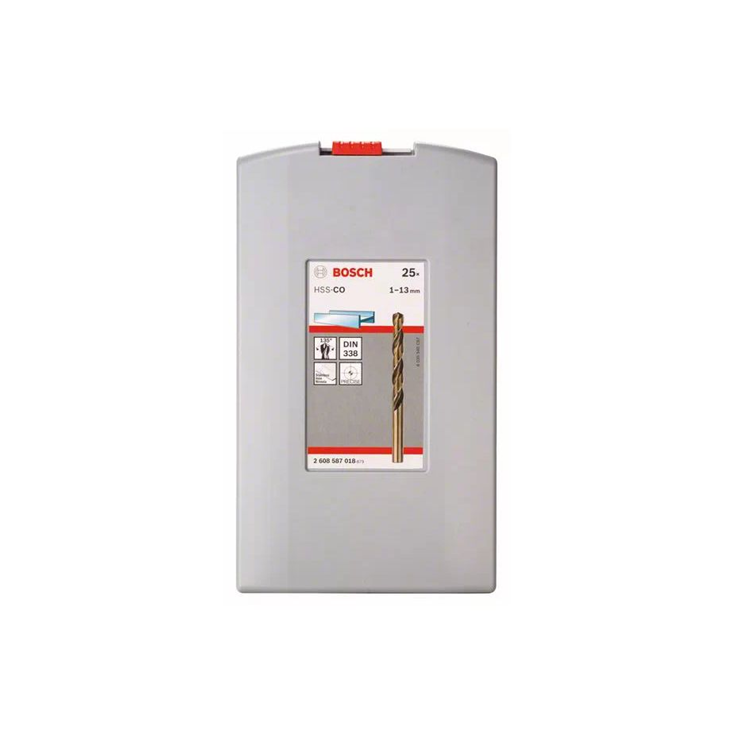 Conjunto de brocas para INOX HSS Cobalto BOSCH (25 brocas) 3