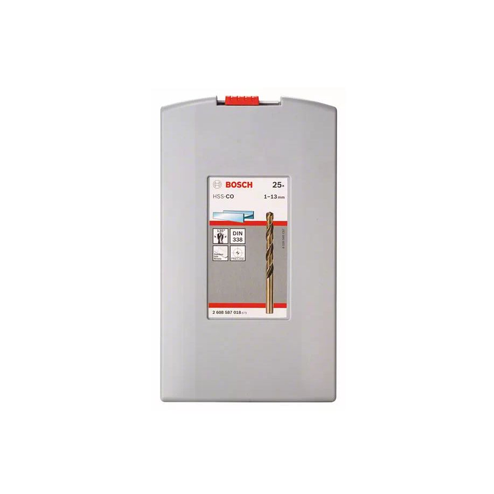 Conjunto de brocas para INOX HSS Cobalto BOSCH (25 brocas) 3