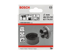 Conjuntos de 6 serras craneanas para madeira BOSCH