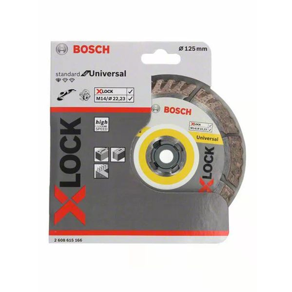 Disco de corte universal diamante X-LOCK 125mm BOSCH 2
