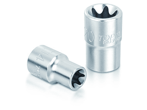 Jogo chaves de caixa TORX 1/4'', 3/8'' E 1/2''  TOPTUL