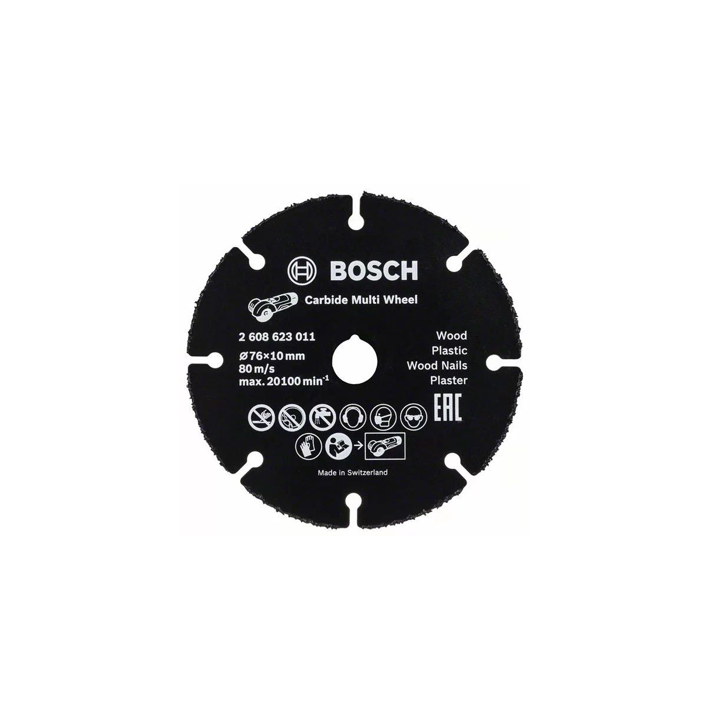 Disco corte 76mm para madeira/multimaterial EXPERT Carbide Multi Wheel Bosch 4