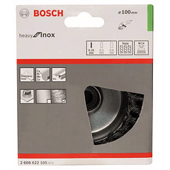 Catrabucha 100mm para rebarbadora tipo tacho heavy for inox BOSCH