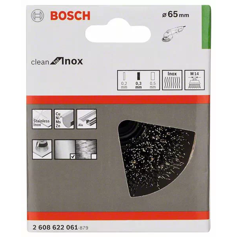 Catrabucha 65mm para rebarbadora tipo tacho clean for inox BOSCH 2