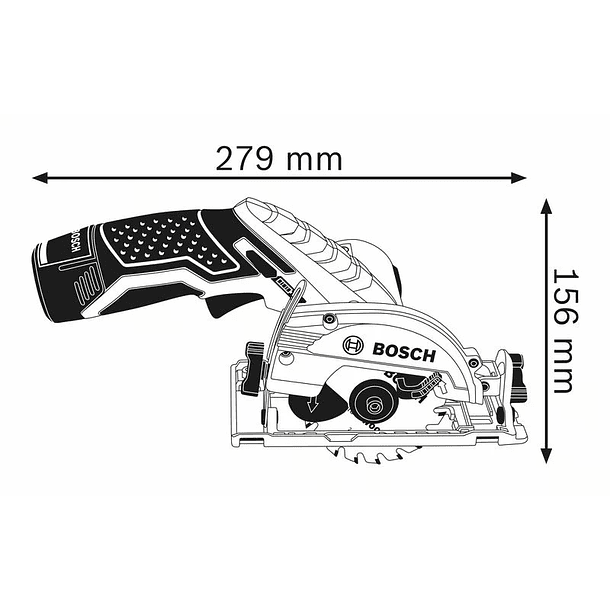 Serra circular a bateria GKS 12V-26 BOSCH 3