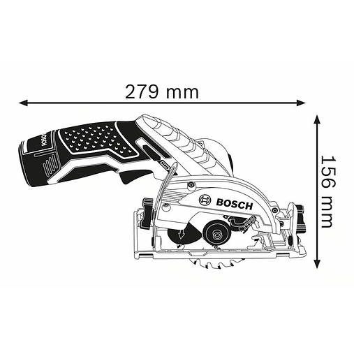 Serra circular a bateria GKS 12V-26 BOSCH 2