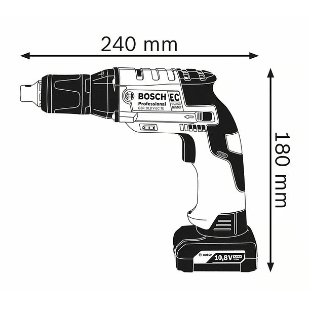 Aparafusadora de pladur a bateria 12 Volts GTB 12V-11 BOSCH 3