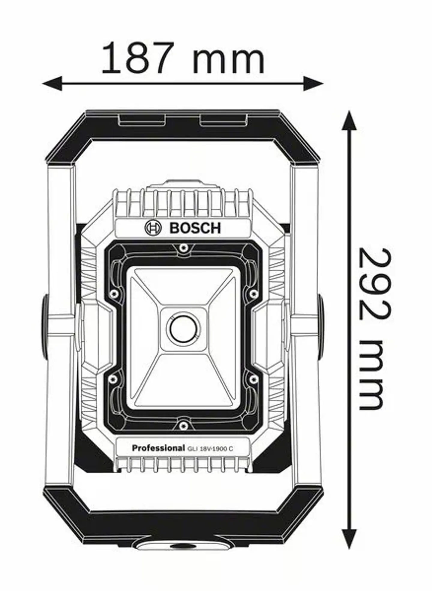 Projector sem fio GLI 18V-2200 C BOSCH 2