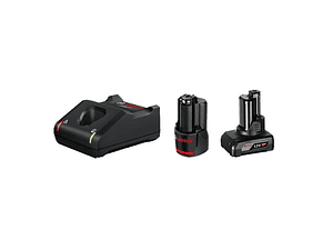 Conjunto Bateria 12V 2.0Ah e Bateria 12V 4.0Ah + Carregador BOSCH