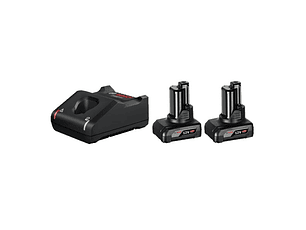 Conjunto 2 Baterias 12V 6.0Ah e Carregador BOSCH