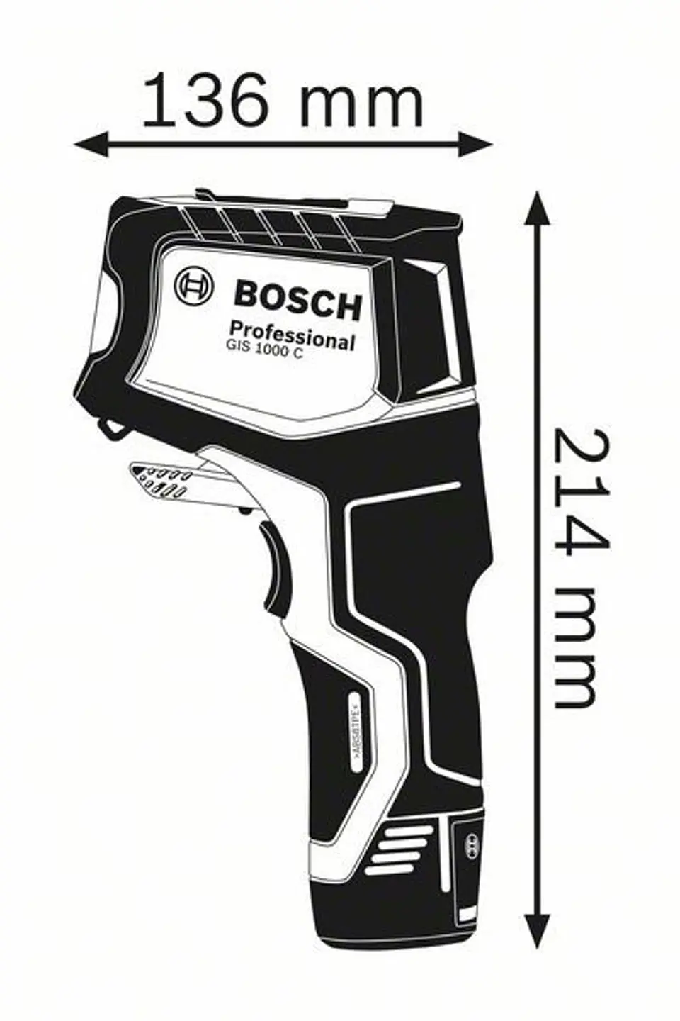 Detetor térmico GIS 1000 C BOSCH 5