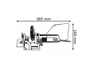 Tupia para uniões de madeira GFF 22 A BOSCH