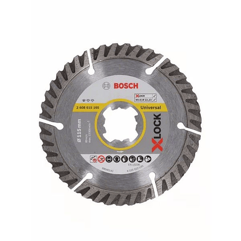Disco de corte X-LOCK Standard for Universal 115mm BOSCH