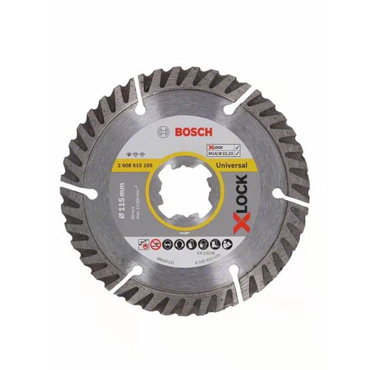 Disco de corte X-LOCK Standard for Universal 115mm BOSCH 1