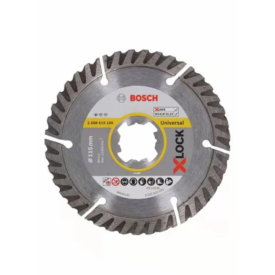 Disco de corte X-LOCK Standard for Universal 115mm BOSCH 1