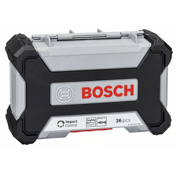 Conjunto de pontas de aparafusadora e chaves de caixa de Impacto BOSCH (36 pcs) 2