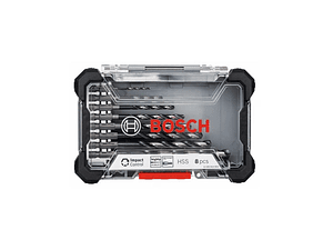 Conjunto de 8 brocas para metal HSS Impact Control BOSCH